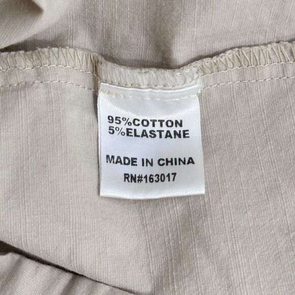 Princess Polly High Rise Wide Leg Pants Lightweight Stretch Cotton Women's Sz 4 - Picture 8 of 9